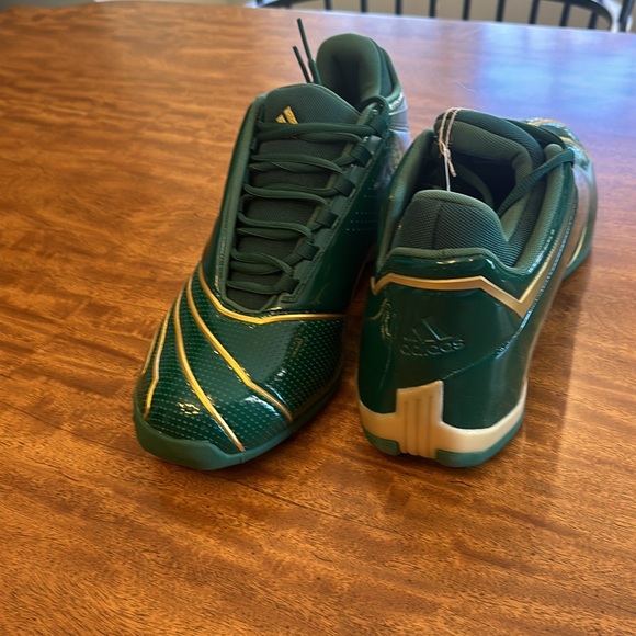 ADIDAS men’s TMAC 2 Restomod Dark Green- Gold (FY9931) Lebron James SVSM - Picture 12 of 16